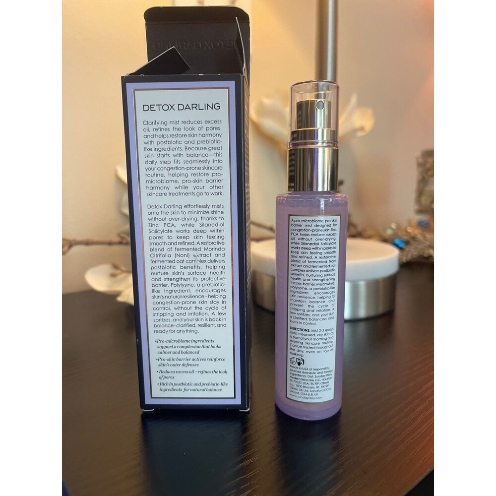 Sunday Riley Detox Darling Pro-Microbiome Balancing Essence BNIB - Picture 2 of 5